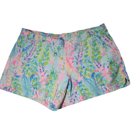 Lilly Pulitzer Catch The Wave Ocean View Board Shorts Size Large - Picture 3 of 7